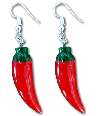 Red Chili Pepper Earrings