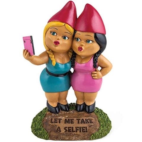 Selfie Sisters Garden Gnomes by BigMouth Inc.