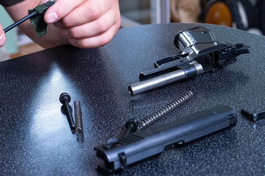 Gun Maintenance Pads - To Speed Up the Gun Cleaning Task