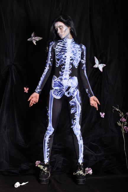 An X-Ray Bone Costume