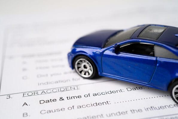Car on Insurance claim accident car form background, Car loan, Finance, saving money, insurance and leasing time concepts.